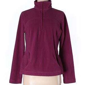 Purple fleece sweater size large